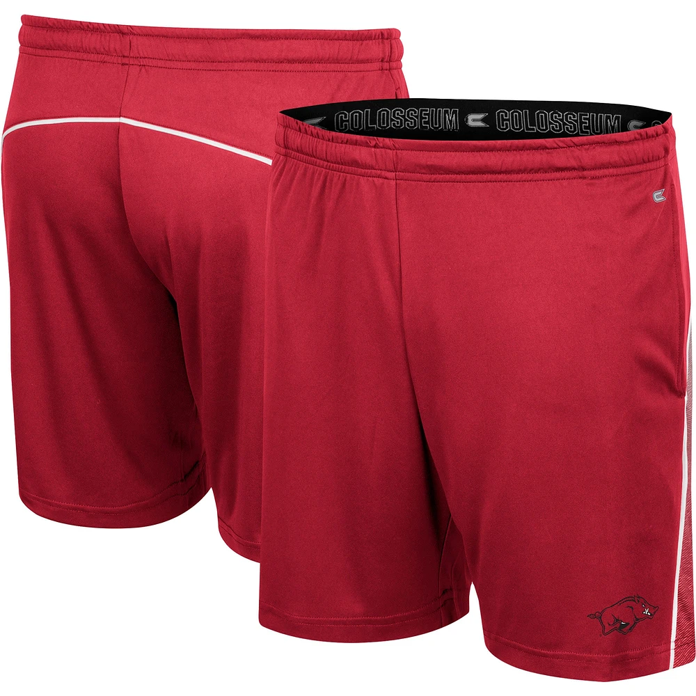 Men's Colosseum Cardinal Arkansas Razorbacks Laws of Physics Shorts