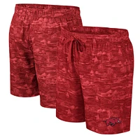 Men's Colosseum Cardinal Arkansas Razorbacks Ozark Swim Shorts