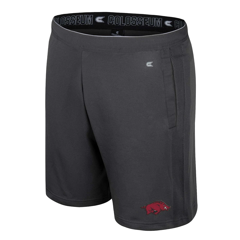 Men's Colosseum Charcoal Arkansas Razorbacks Forget Shorts