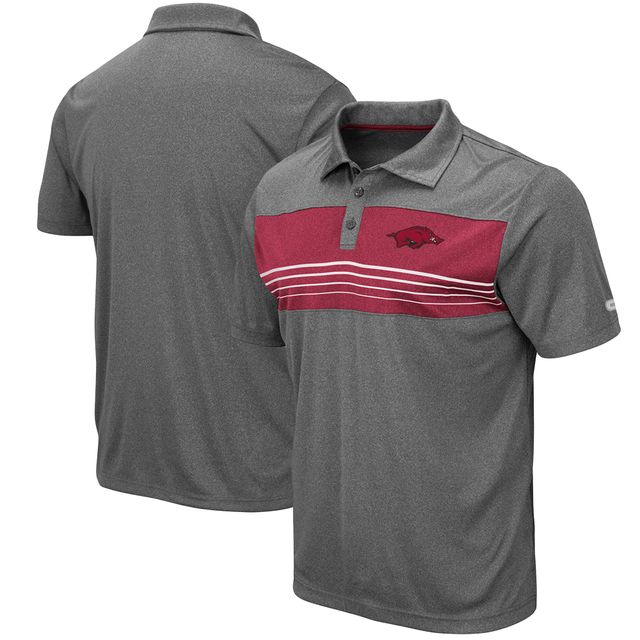 Polo Arkansas Razorbacks Smithers Colosseum anthracite chiné pour homme