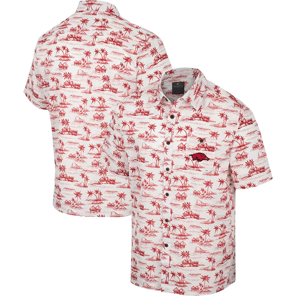 Men's Colosseum White Arkansas Razorbacks Realtree Aspect