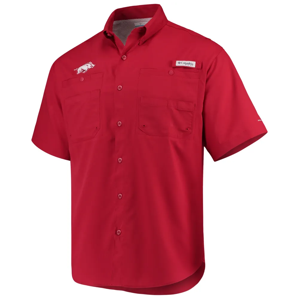 Chemise Columbia Cardinal Arkansas Razorbacks PFG Tamiami pour homme