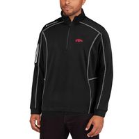 Men's Columbia Golf Black Arkansas Razorbacks Shotgun Quarter-Zip Pullover