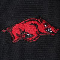 Men's Columbia Golf Black Arkansas Razorbacks Shotgun Quarter-Zip Pullover