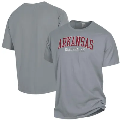 Arkansas Razorbacks ComfortWash Garment Dyed T-Shirt - Gray