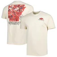 T-shirt crème Arkansas Razorbacks Hyperlocal pour homme