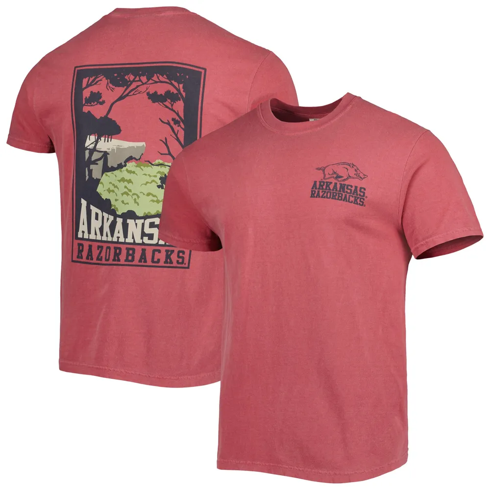 T-shirt pour homme Crimson Arkansas Razorbacks Hyperlocal Tree