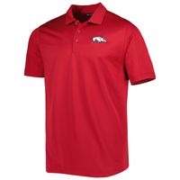 Men's Cutter & Buck Cardinal Arkansas Razorbacks Prospect Performance Polo