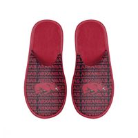 Men's FOCO Arkansas Razorbacks Scuff Logo Slide Slippers