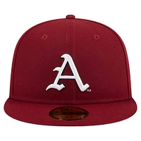 Men's New Era Cardinal Arkansas Razorbacks 59FIFTY Fitted Hat