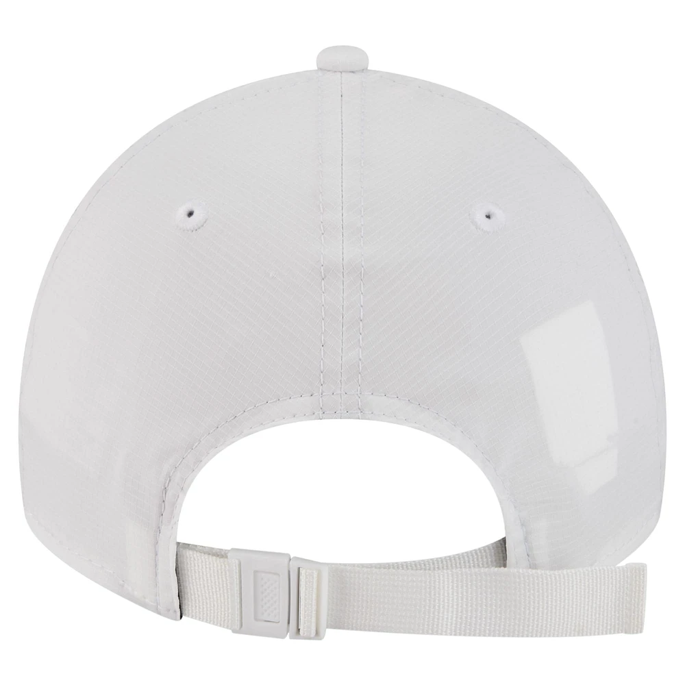 Men's New Era White Arkansas Razorbacks Active Ripstop 9TWENTY Adjustable Hat