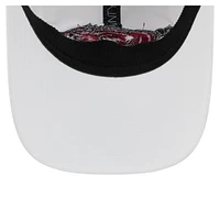 Men's New Era White Arkansas Razorbacks Active Ripstop 9TWENTY Adjustable Hat