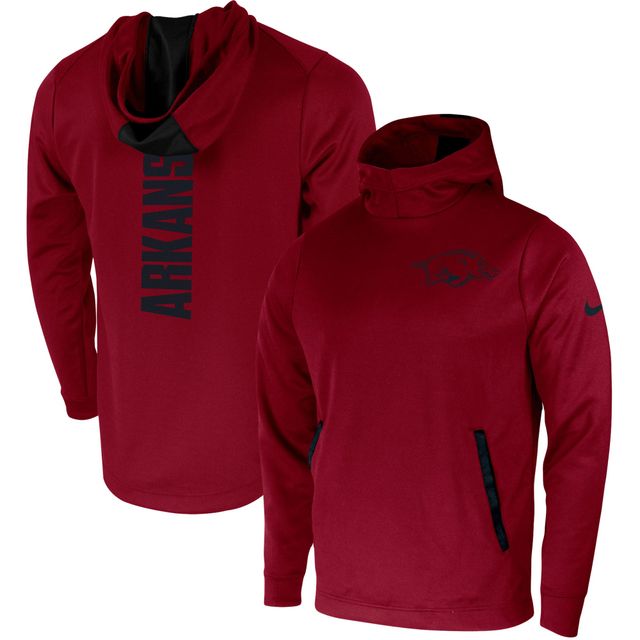 Chandail à capuchon Performance 2-Hit Cardinal Arkansas Razorbacks Nike pour homme