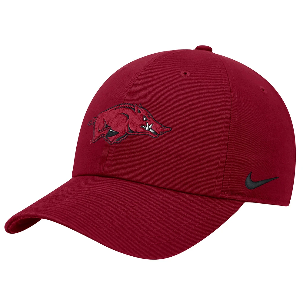 Casquette ajustable Nike Cardinal Arkansas Razorbacks Club pour homme