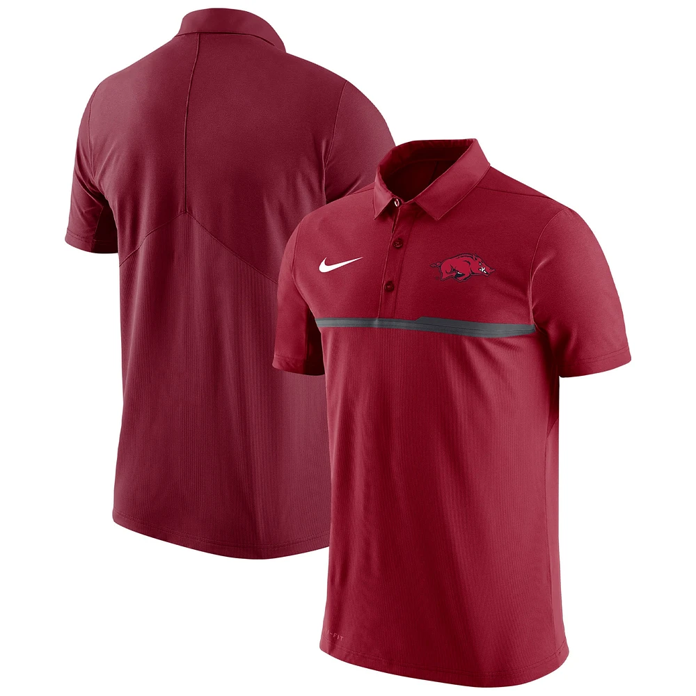 Polo Performance Nike Cardinal Arkansas Razorbacks pour Homme