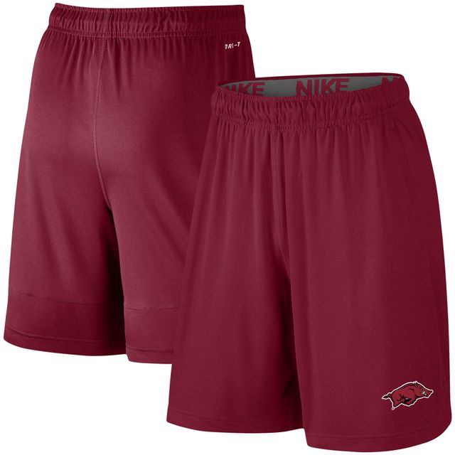 Short Nike Cardinal Arkansas Razorbacks College Primary Logo 2.0 Fly Performance pour Homme