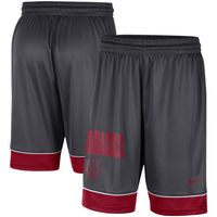 Men's Nike Charcoal/Cardinal Arkansas Razorbacks Fast Break Shorts