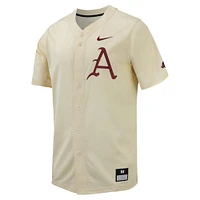 Maillot de baseball réplique crème Nike Arkansas Razorbacks pour homme