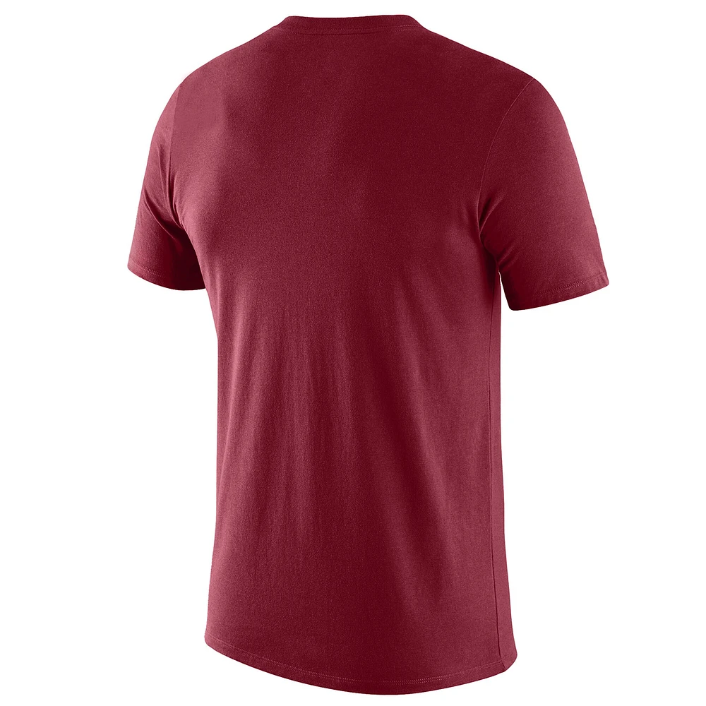T-shirt Nike Crimson Arkansas Razorbacks 2024 Sideline Team Issue Performance pour homme