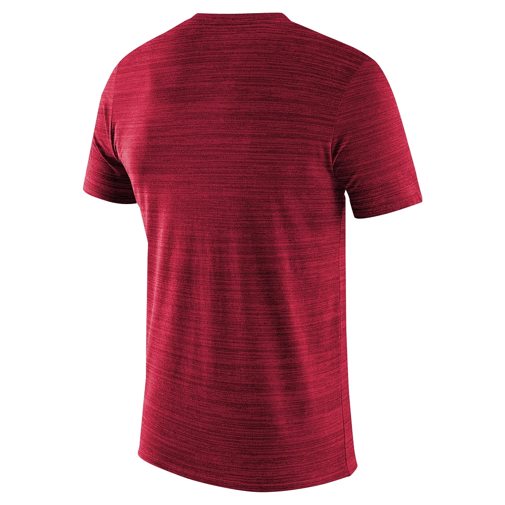 Men's Nike Crimson Arkansas Razorbacks 2024 Sideline Performance T-Shirt