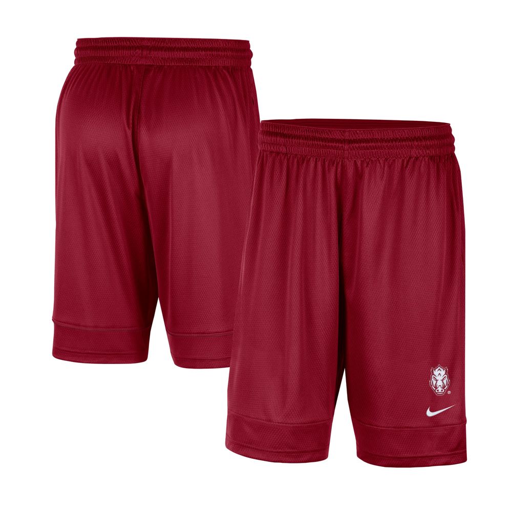 Men's Nike Crimson Arkansas Razorbacks Fast Break Team Performance Shorts