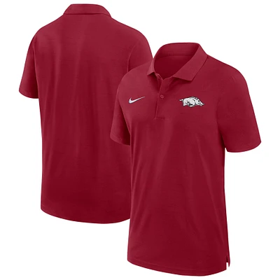 Polo Nike Crimson Arkansas Razorbacks Performance pour homme