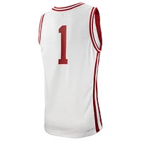 Maillot de basket-ball réplique Nike #1 Arkansas Razorbacks blanc pour homme