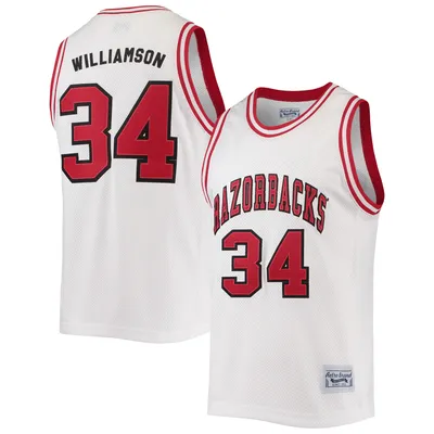 Corliss Williamson Arkansas Razorbacks Original Retro Brand Alumni Commemorative Classic Basketball Jersey - White