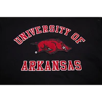 Men's Pro Standard Black Arkansas Razorbacks Classic Stacked Logo Pullover Hoodie