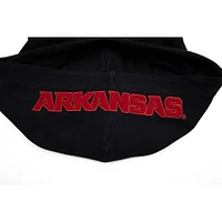 Men's Pro Standard Black Arkansas Razorbacks Classic Stacked Logo Pullover Hoodie