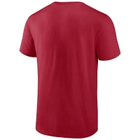 Profil Cardinal Arkansas Razorbacks Big & Tall Team T-shirt pour homme