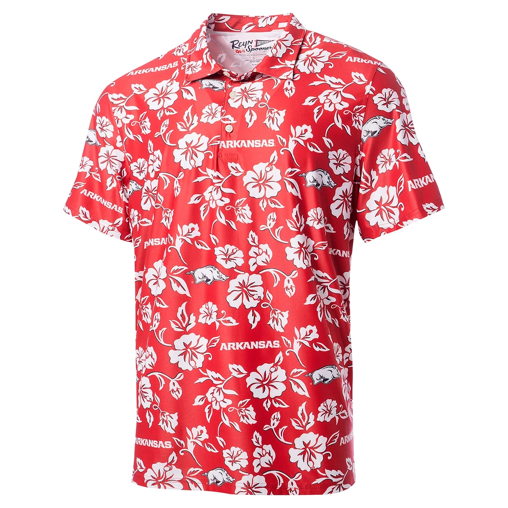 Polo de performance Reyn Spooner Cardinal Arkansas Razorbacks pour hommes