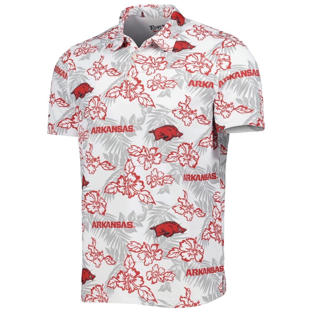 Men's Reyn Spooner White Arkansas Razorbacks Performance Polo