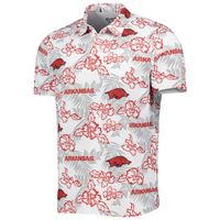 Men's Reyn Spooner White Arkansas Razorbacks Performance Polo