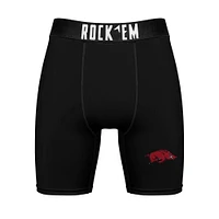 Pack combiné de chaussettes et caleçons boxeurs Arkansas Razorbacks Primary Crew pour hommes Rock Em Socks