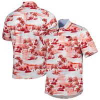 Men's Tommy Bahama Cardinal Arkansas Razorbacks Tropical Horizons Button-Up Shirt