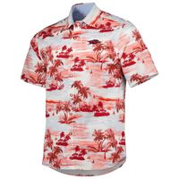 Men's Tommy Bahama Cardinal Arkansas Razorbacks Tropical Horizons Button-Up Shirt