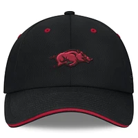 Casquette réglable Top of the World Black Arkansas Razorbacks pour hommes