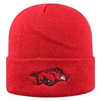 Men's Top of the World Cardinal Arkansas Razorbacks Logo Cuffed Knit Hat
