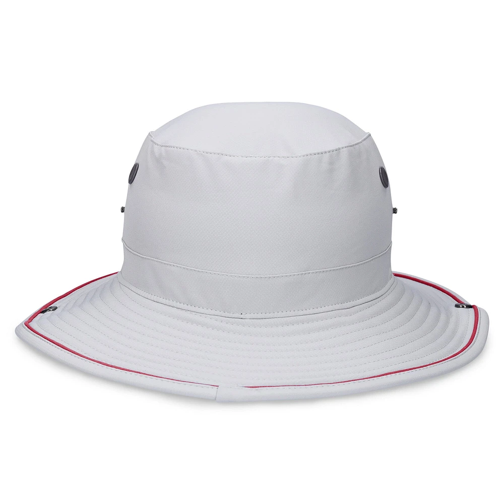 Chapeau Boonie Bask Top of the World gris pour homme Arkansas Razorbacks