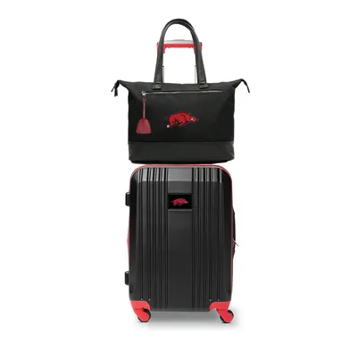 Arkansas Razorbacks MOJO Premium Laptop Tote Bag and Luggage Set