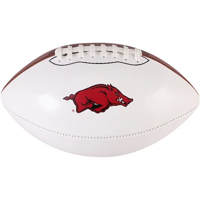 Ballon de football autographié Nike Arkansas Razorbacks