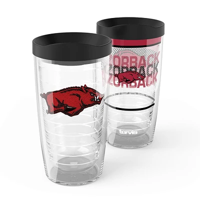 Tervis Arkansas Razorbacks 2-Pack 16oz. Competitor & Emblem Tumbler Set