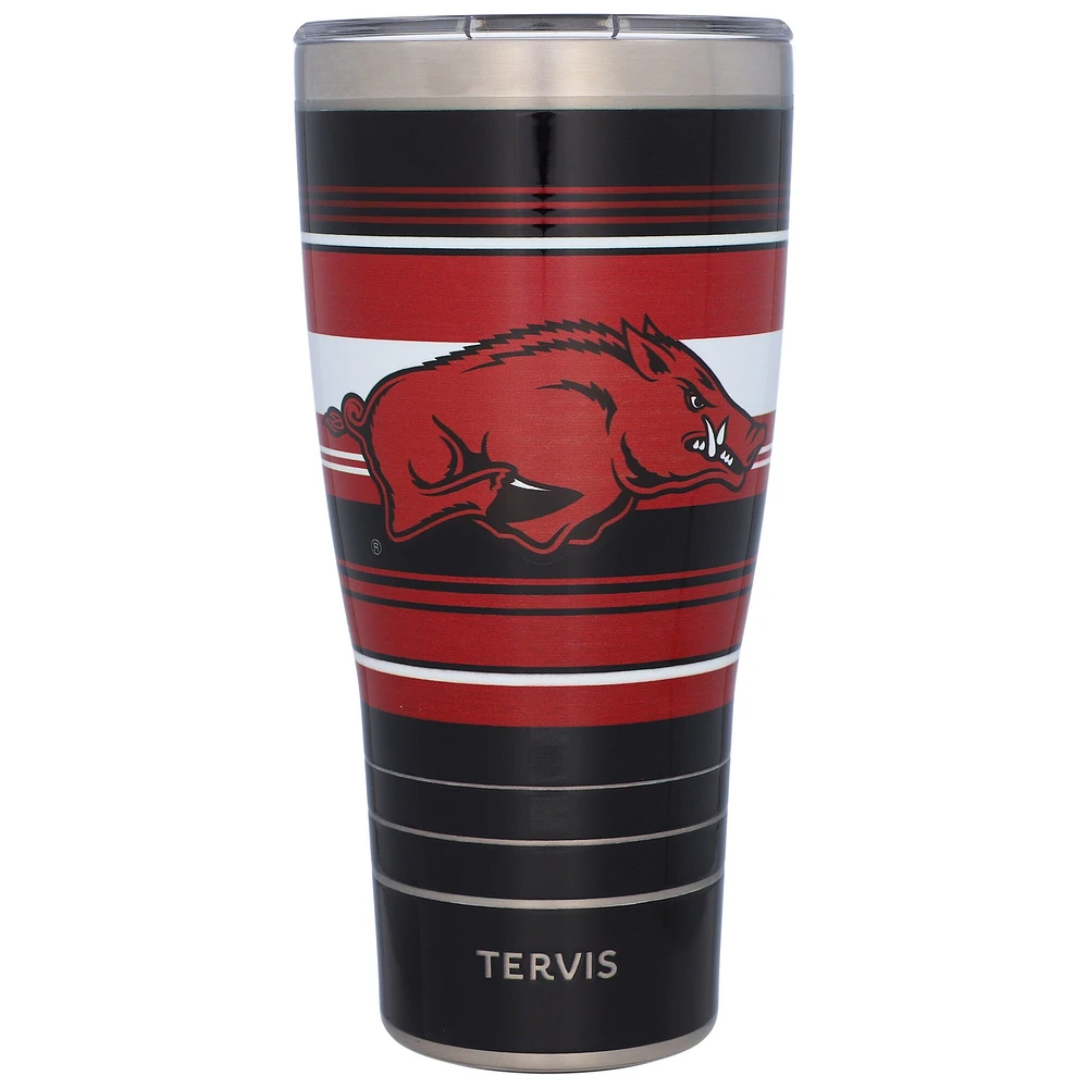 Tervis Arkansas Razorbacks 30oz. Gobelet en acier inoxydable à rayures Hype