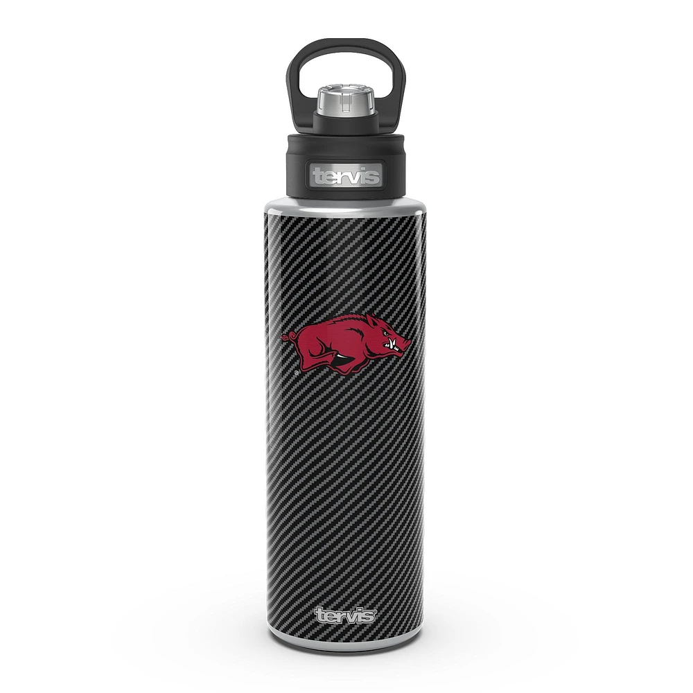 Tervis Arkansas Razorbacks 40oz. Bouteille d'eau à large goulot en fibre de carbone