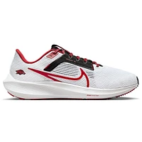 Unisex Nike  White Arkansas Razorbacks Zoom Pegasus 40 Running Shoe