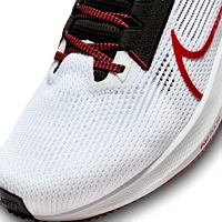 Unisex Nike  White Arkansas Razorbacks Zoom Pegasus 40 Running Shoe