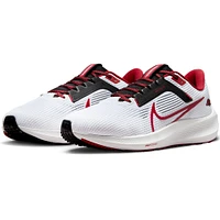 Unisex Nike  White Arkansas Razorbacks Zoom Pegasus 40 Running Shoe