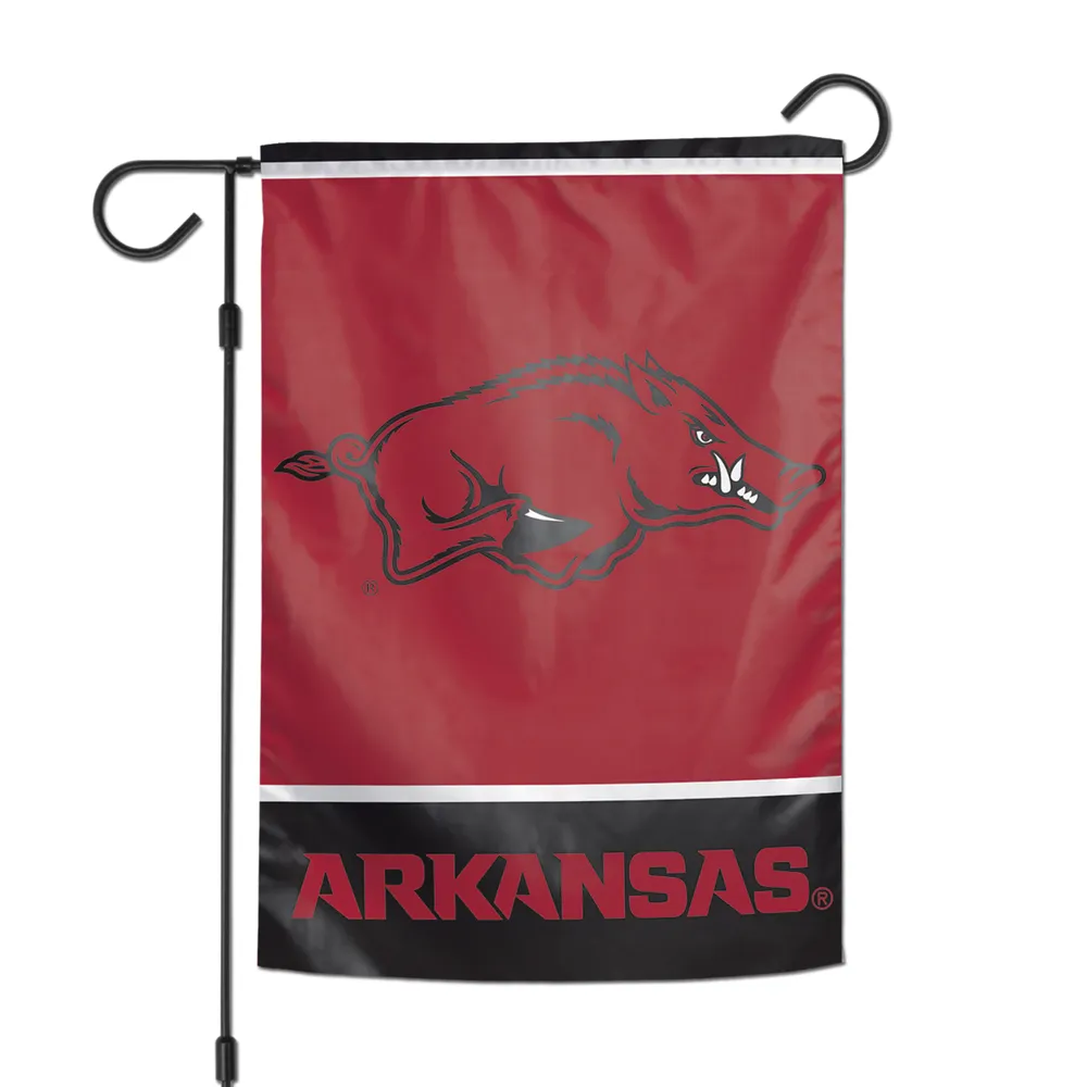 WinCraft Arkansas Razorbacks Drapeau de jardin double face 30,5 x 45,7 cm