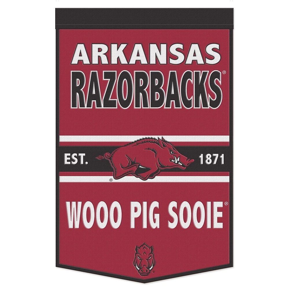 WinCraft Arkansas Razorbacks 24" x 38" Slogan Banner